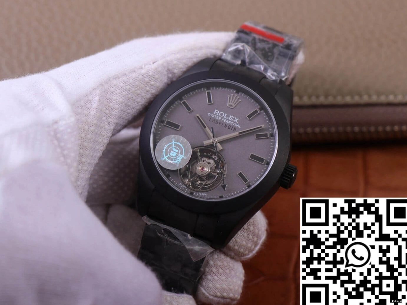 Base 1191 Factory JB Design Replica LNT01HS-001 Label watch Milgauss 116400 Black Durable case Rolex Noir 0822